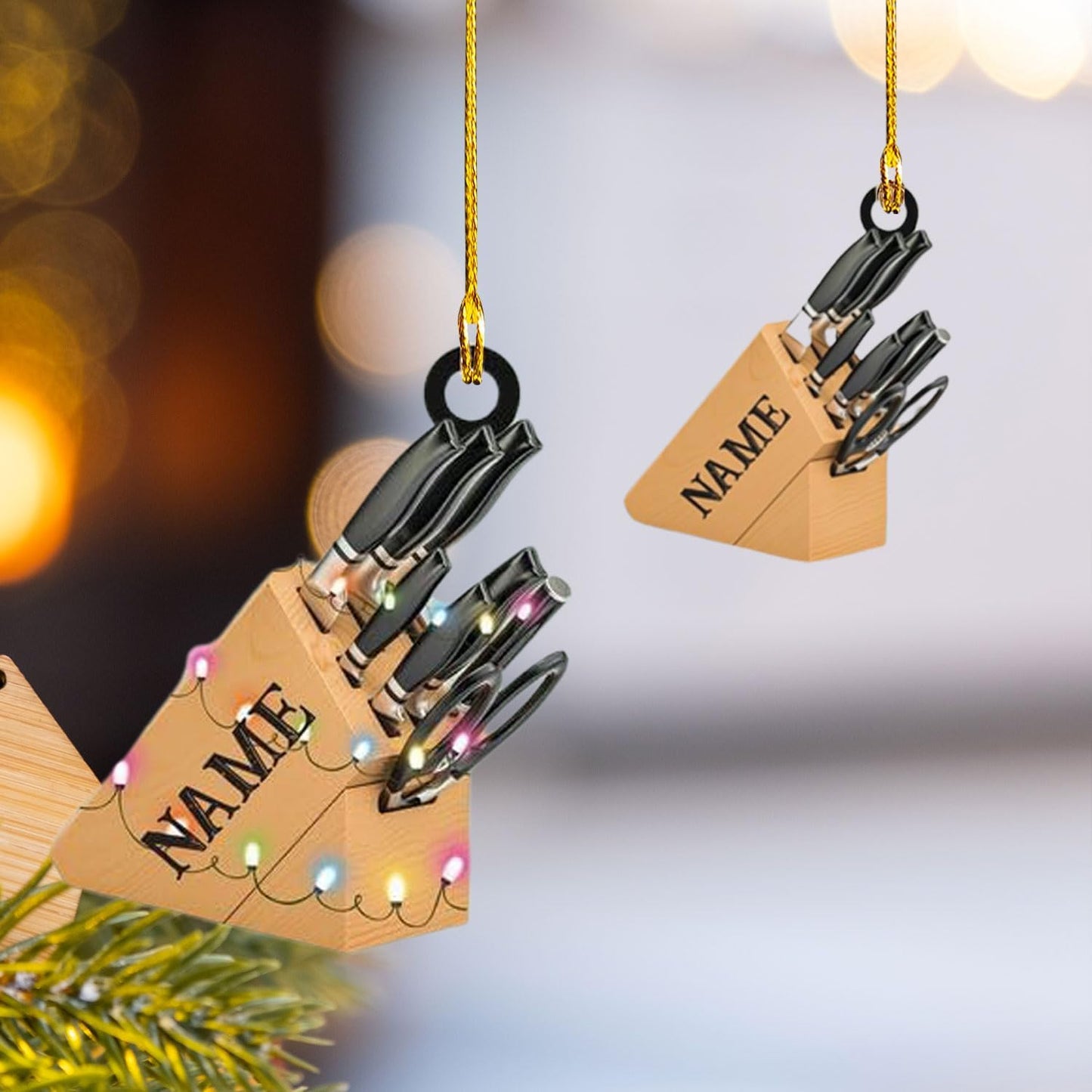 Personalized Chef Christmas Ornament 2025, Cooking Baking Christmas Ornaments, Chef Uniform Ornament, Custom Chef Hat Ornament for Christmas Tree Chef Gifts Food Ornaments Kitchen Ornament  N06