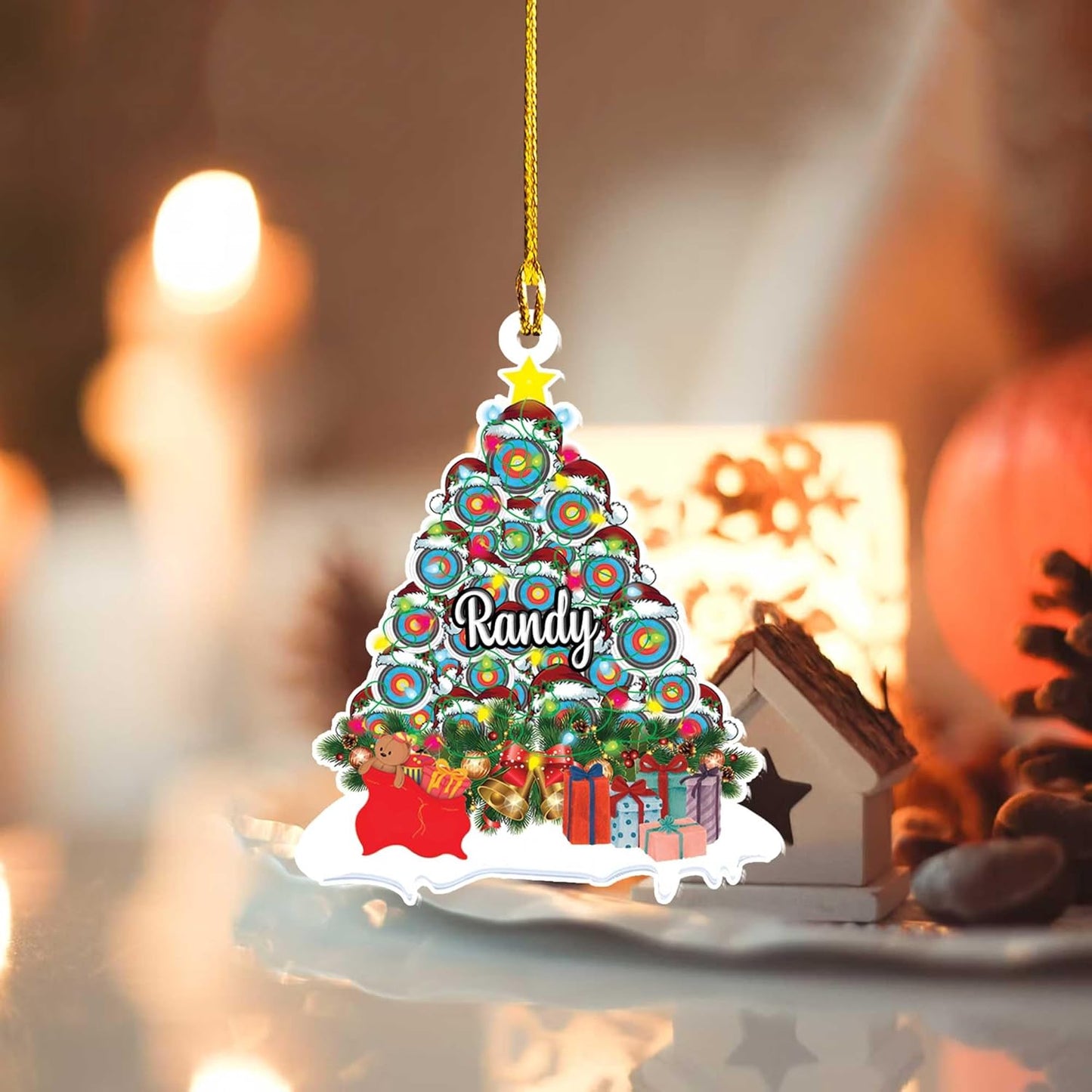 Custom Archery Christmas Ornament – Archery Lover Gift A7