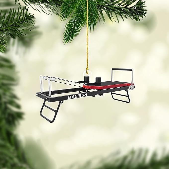 Personalized Pilates Christmas Ornament - Custom Pilates Gift for Women LL14