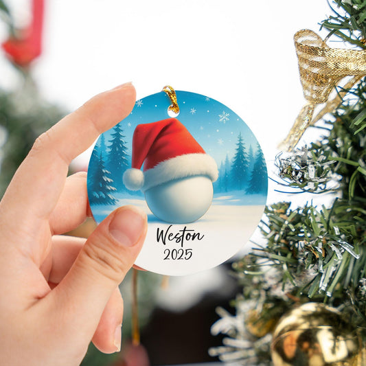 Custom Ping Pong Christmas Ceramic Ornament – Personalized Ceramic Table Tennis Gift, Sport Holiday Tree Decoration, Unique Ping Pong Player Keepsake TT22