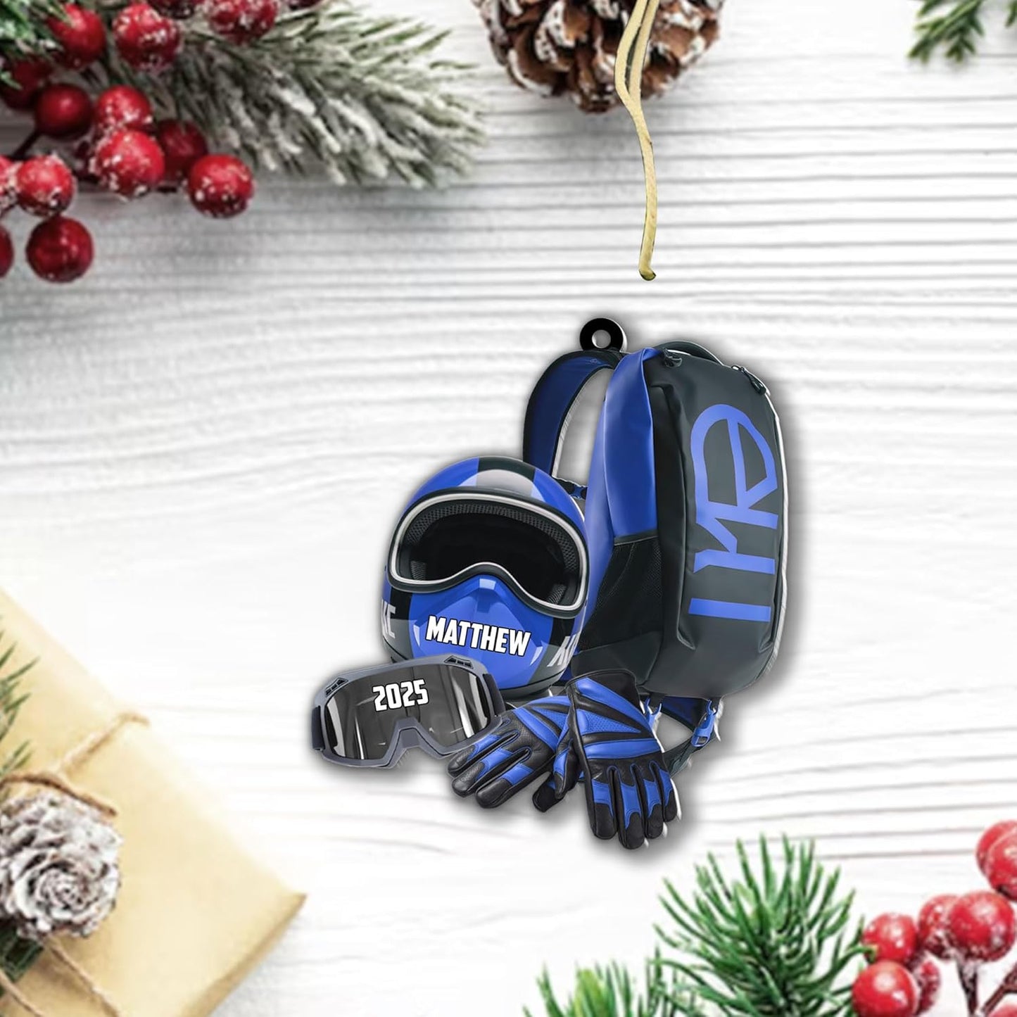 Custom Skydiving Christmas Ornament – Skydiver Xmas Decor O15