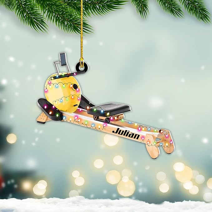 Personalized Pilates Acrylic Christmas Ornament - Instructors & Fitness Lovers LL46