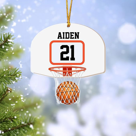 Personalized Basketball  Ornament N21