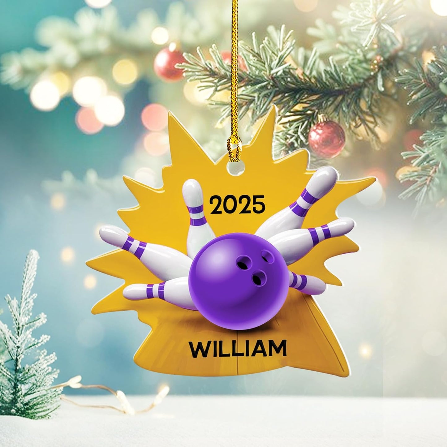 Custom Bowling Tools Ornament - Bowling Ornament Bowling5