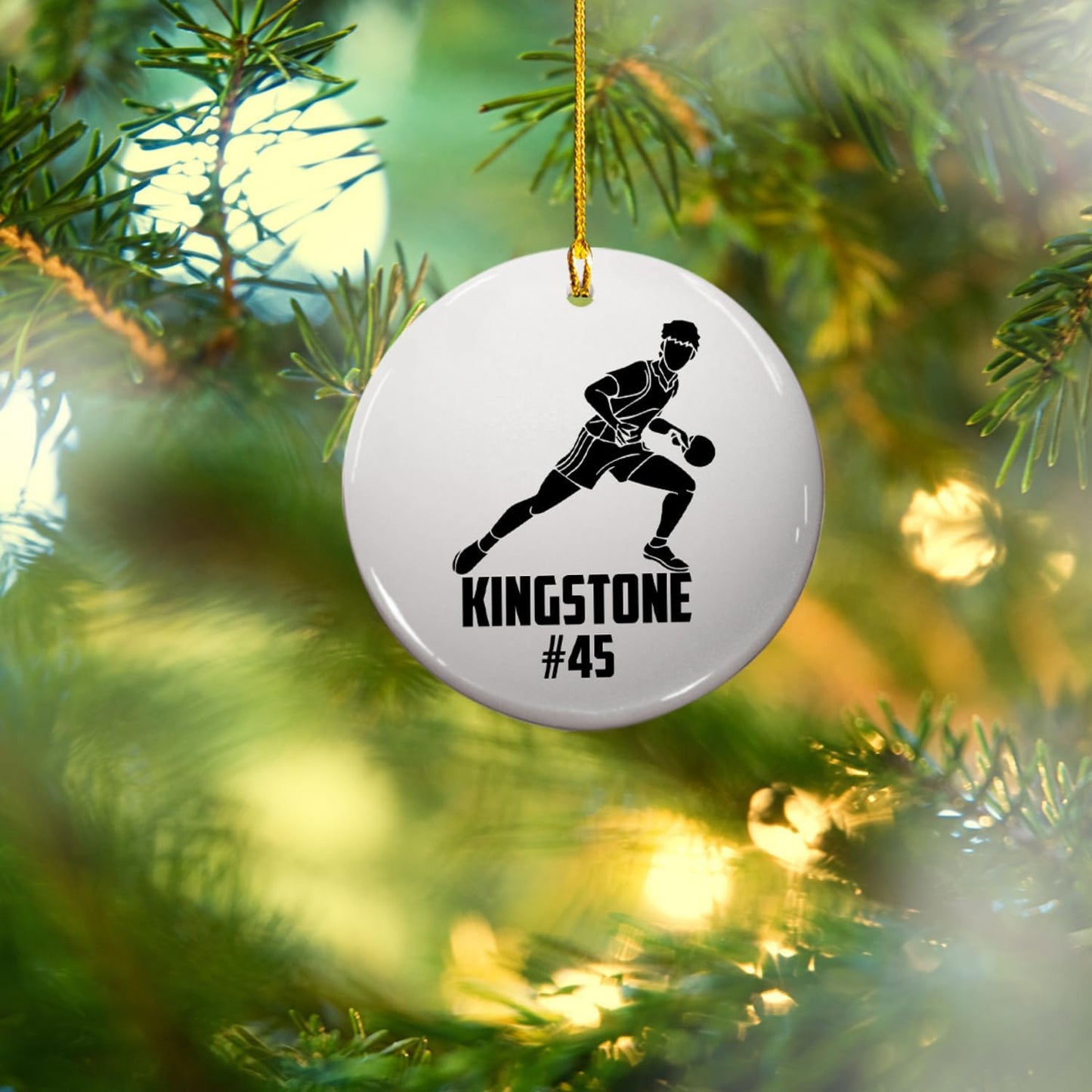 Custom Ping Pong Christmas Ceramic Ornament – Personalized Ceramic Table Tennis Gift, Sport Holiday Tree Decoration, Unique Ping Pong Player Keepsake TT21