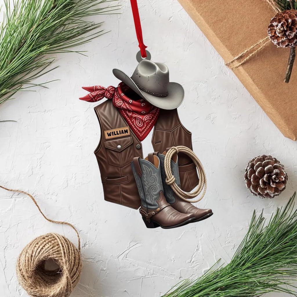 Custom Horse Riding Ornament | Personalized Equestrian Holiday Gift for Riders, Trainers & Horse Owners THH12