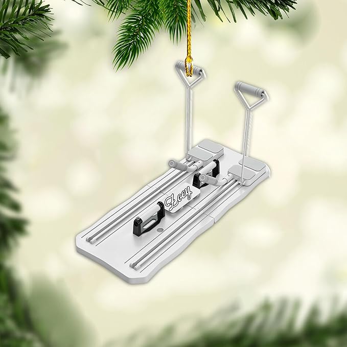 Customized Pilates Christmas Ornament - Pilates Gift for Women, Acrylic Christmas Ornament LL30