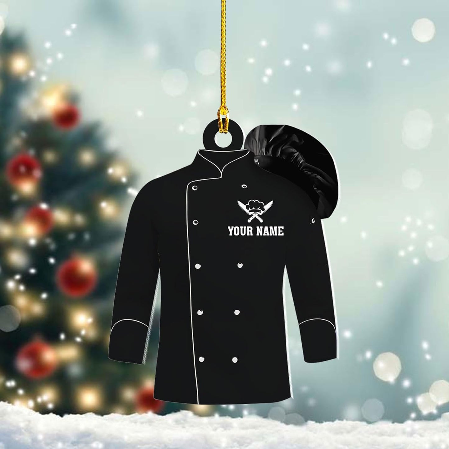 Customized Chef Ornament - Chef Christmas GiftN12