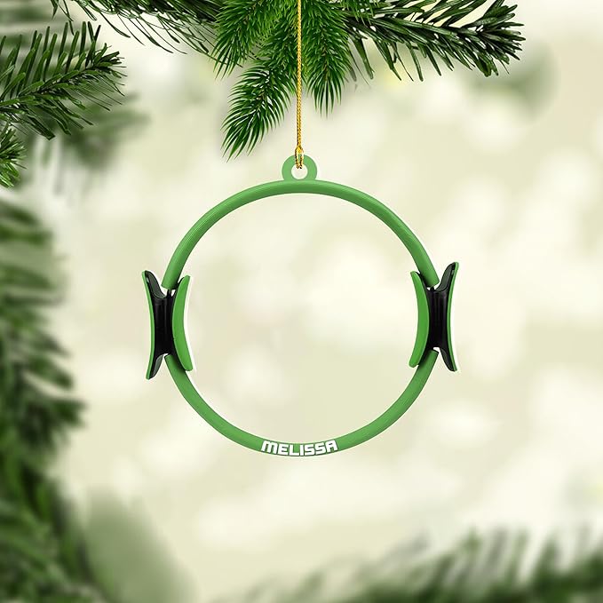 Customized Pilates Christmas Ornament - Pilates Gift for Women, Ornament Gift LL27