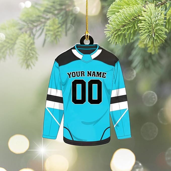 Custom ice Hockey Ornament N50