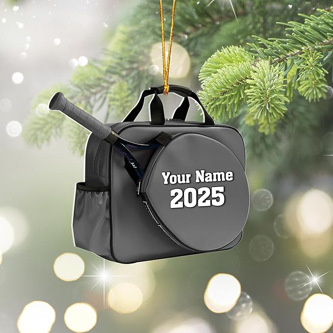 Personalized Tennis Christmas Ornament N10