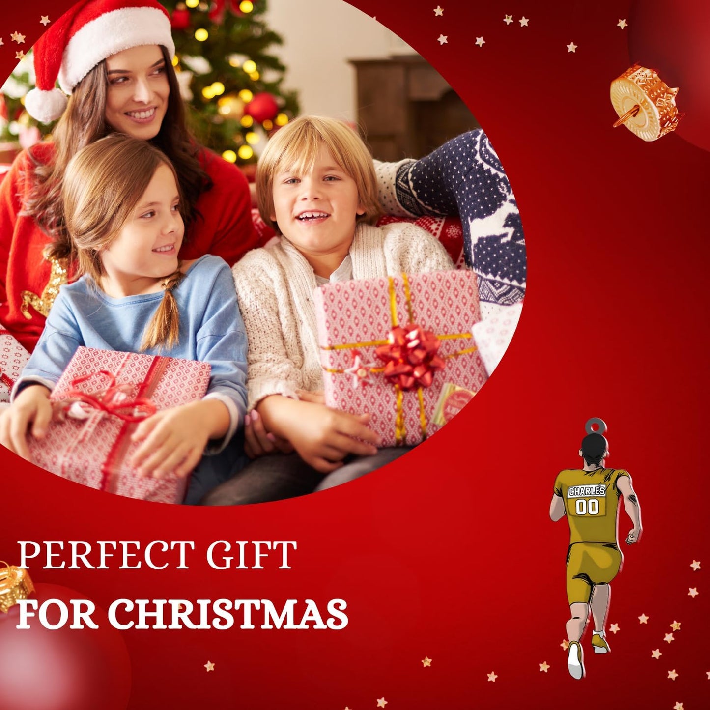 Custom Running Acrylic  Ornament – Personalized Marathon Gift, Athlete Christmas Decoration TM23