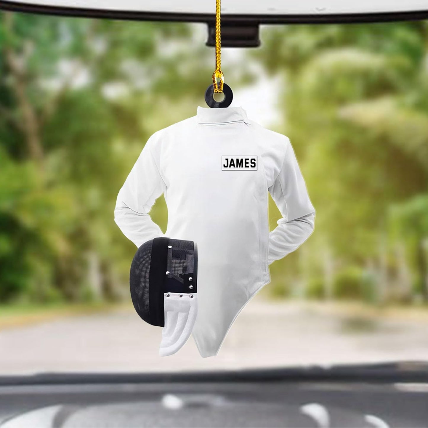 Personalized Fencing Christmas Ornament Christmas Tree Decor C01