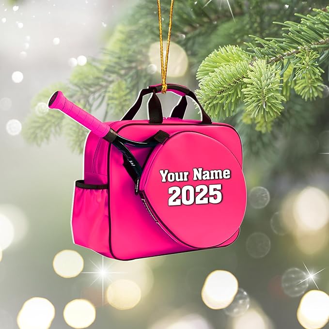 Personalized Tennis Christmas Ornament N10