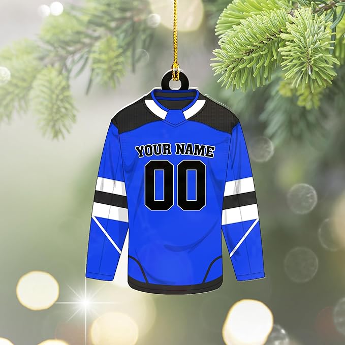 Custom ice Hockey Ornament N50