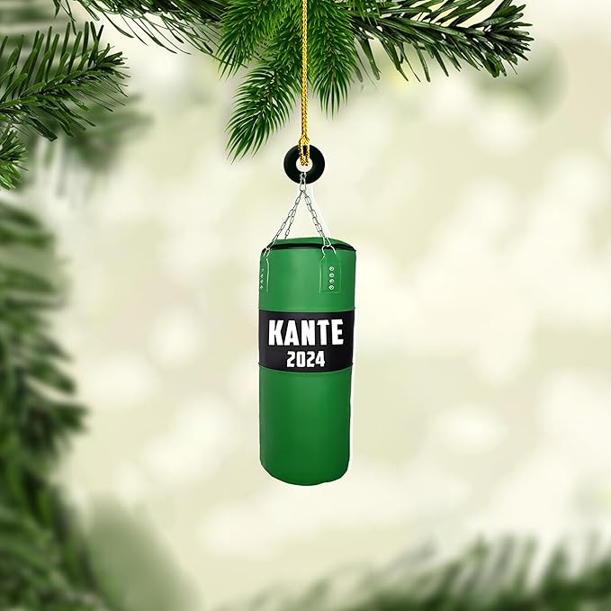 Custom Boxing Gloves Christmas Ornament - Personalized Boxing Ornament Gift LL18