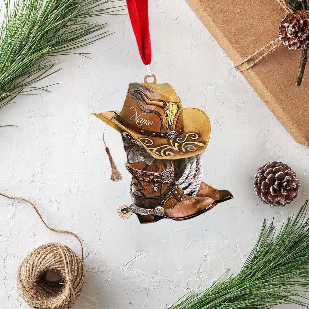 Custom Horse Riding Ornament | Personalized Equestrian Holiday Gift for Riders, Trainers & Horse Owners THH7