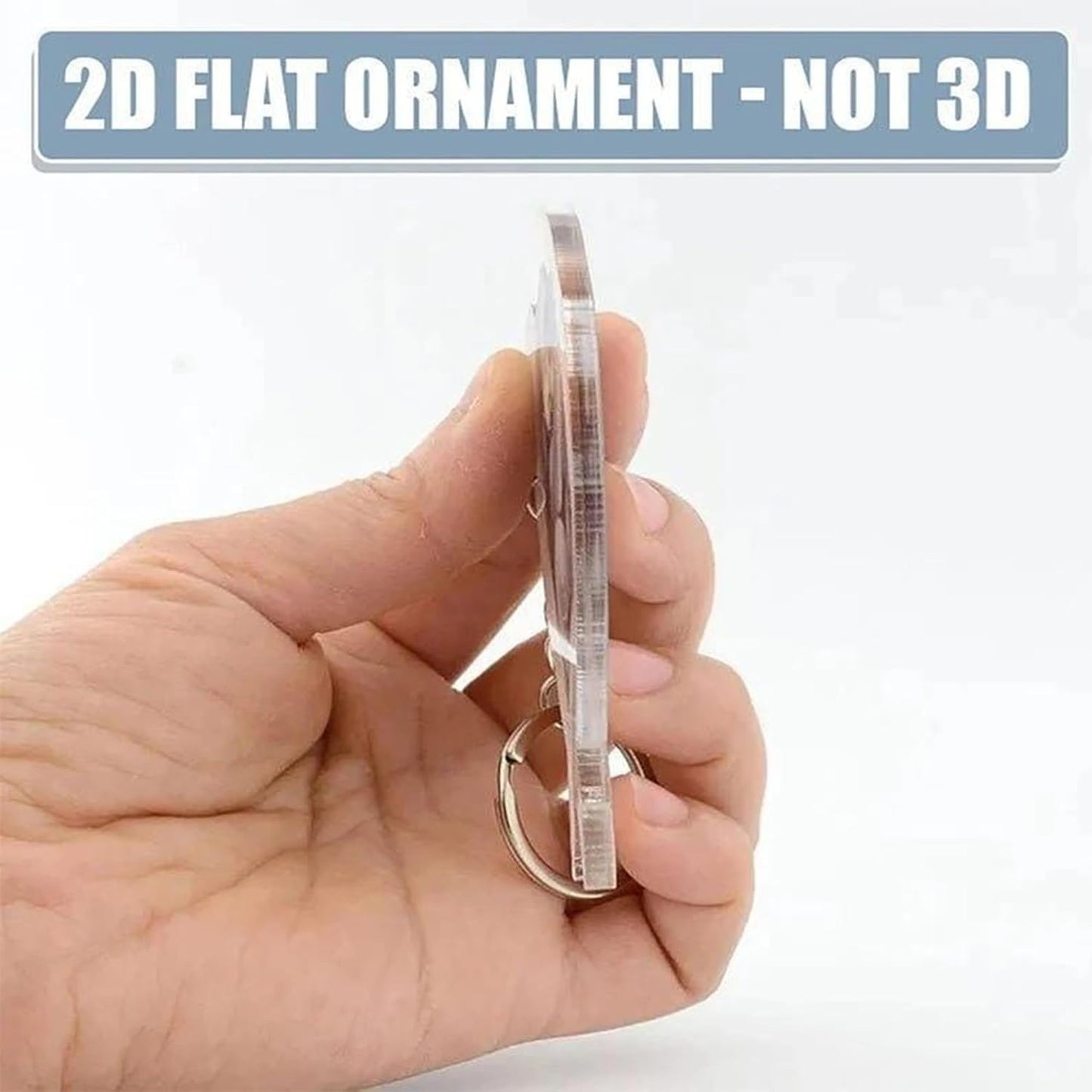 Custom Face and Name Golf Cart Ornament - Golf Player Christmas Ornament 3