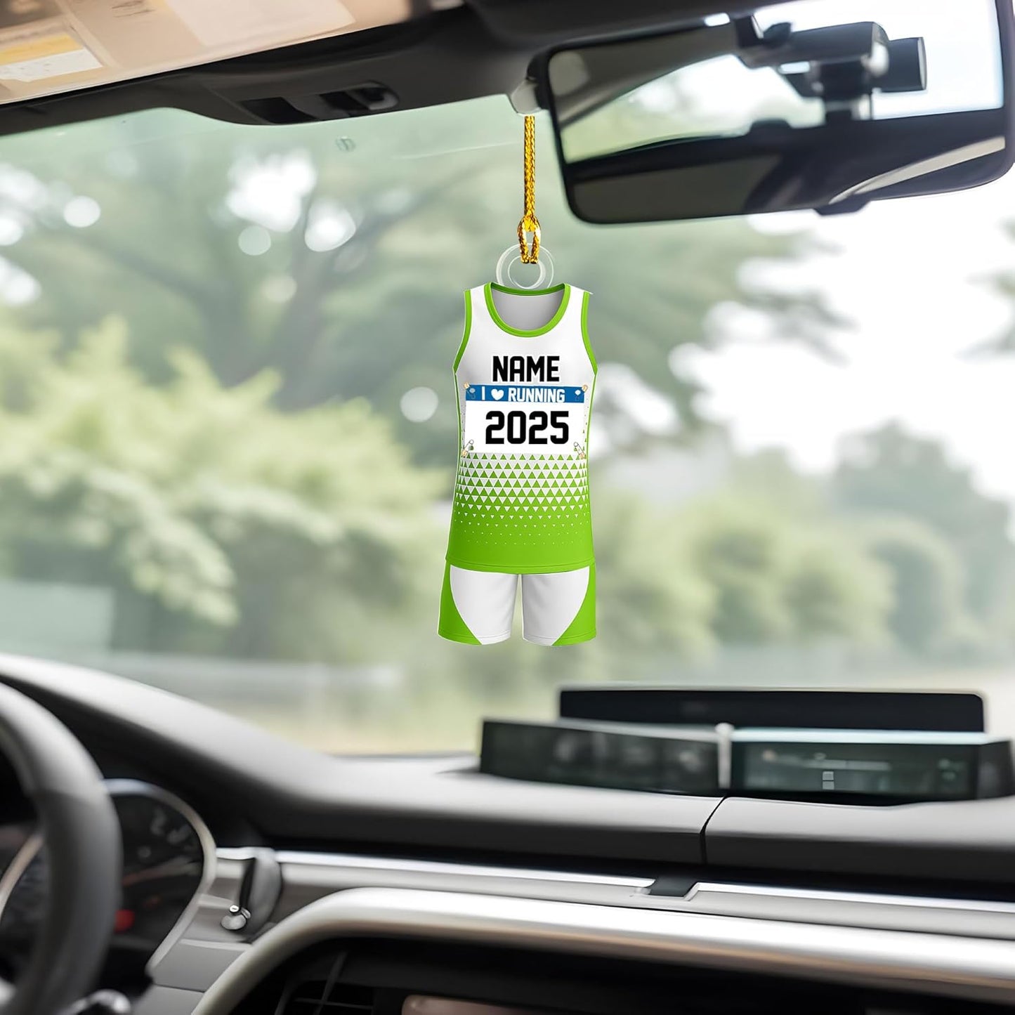 Custom Name Marathon Ornament – Personalized Acrylic Running Gift, Unique Sport Holiday Keepsake TM14