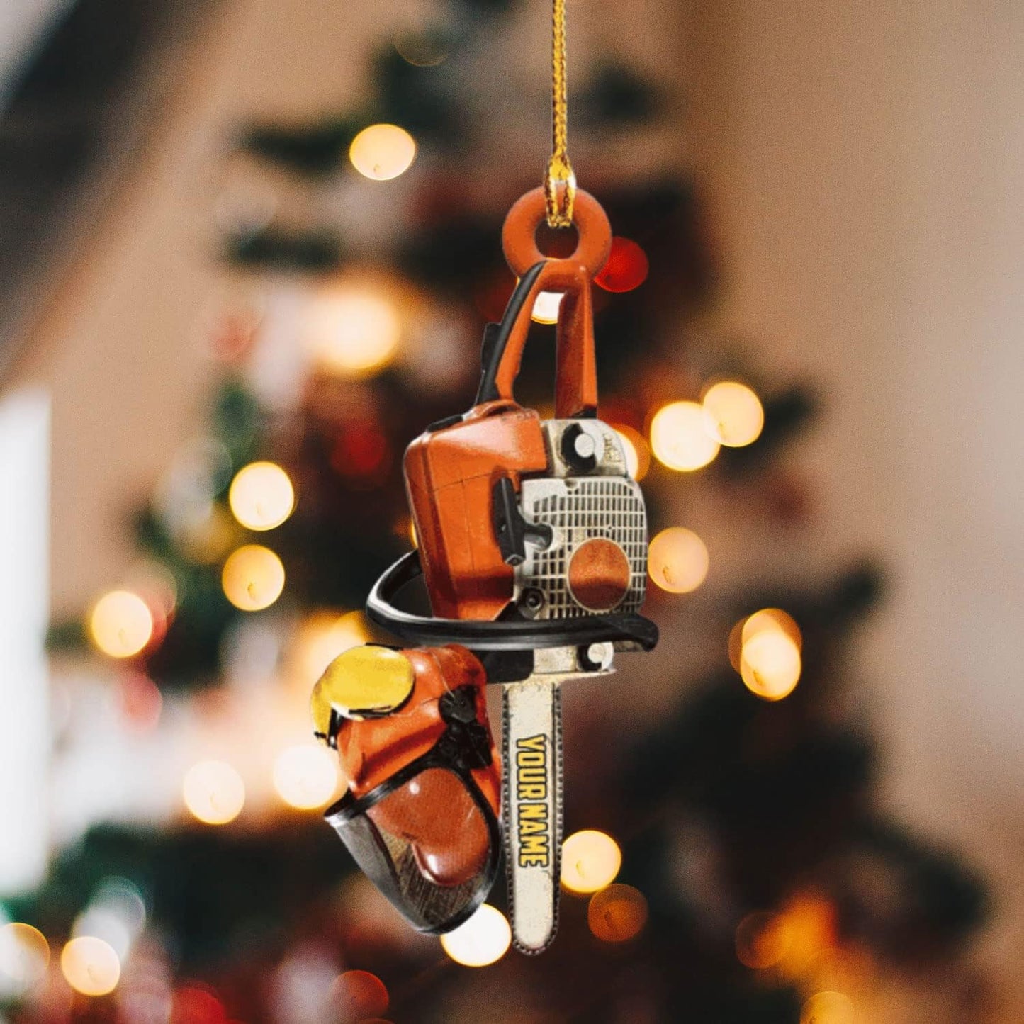 Personalized Carpenter Ornament – Woodworking Lumberjack Gift Ornament Style 64