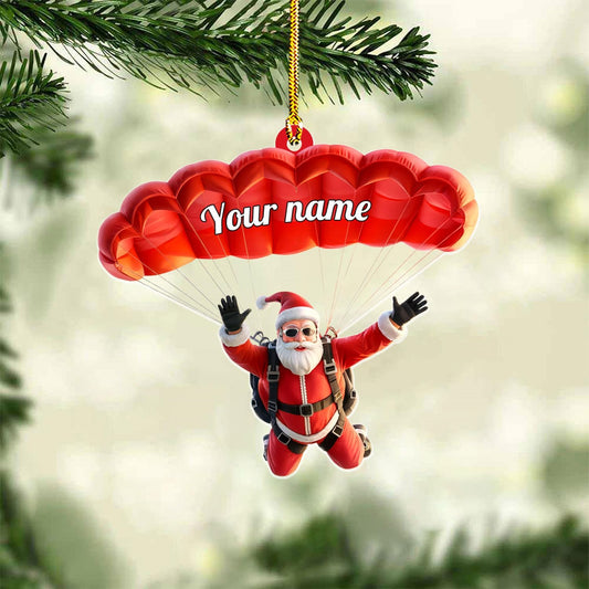 Custom Skydiving Christmas Ornament – Skydiver Xmas Decor O7