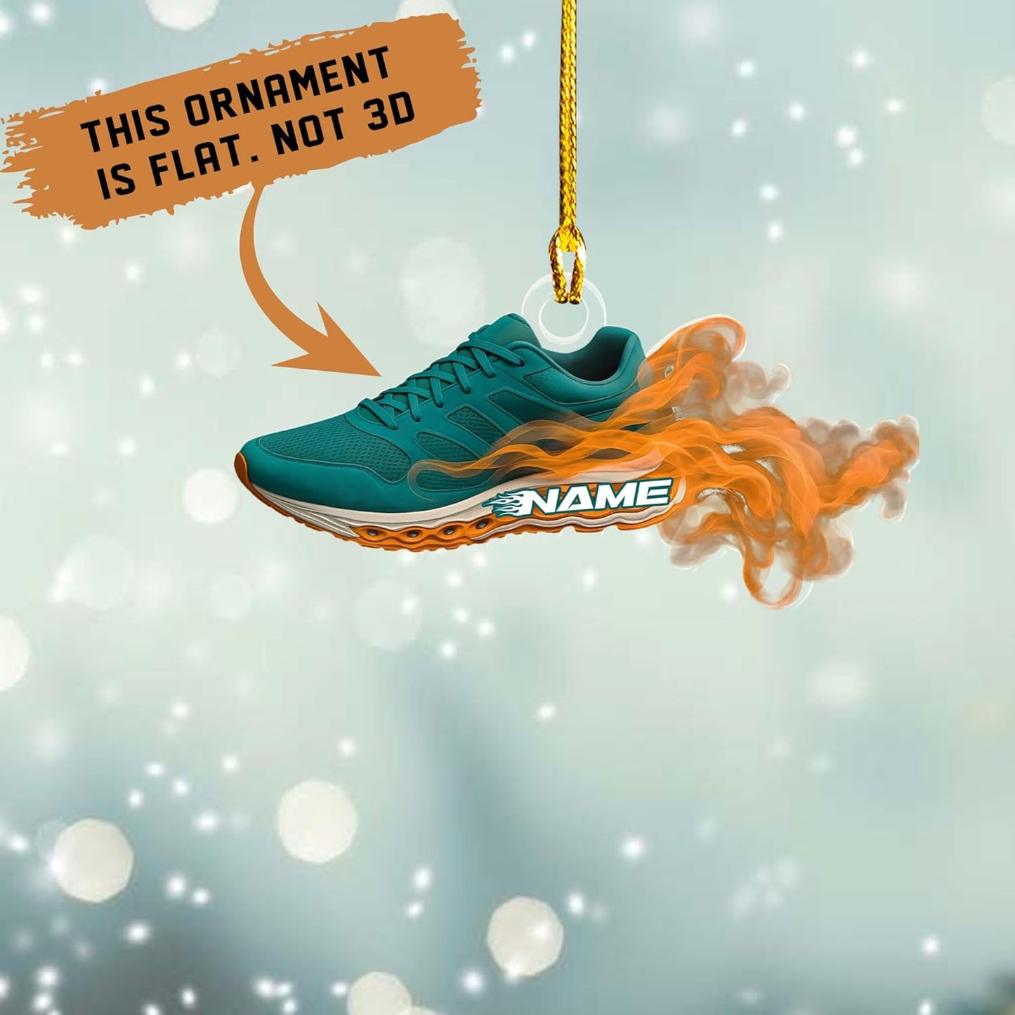 Personalized Marathon Finisher Ornament – Custom Name Acrylic Running Keepsake, Holiday Runner Gift TM10