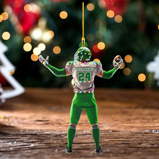 Personalized Sports Gift - Customize American Football Ornament LL15
