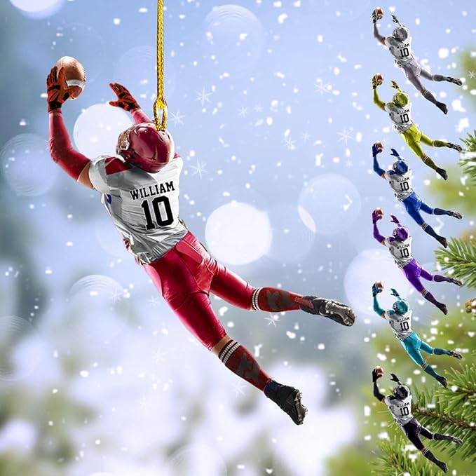 Personalized Sports Gift - Customize American Football Ornament LL16
