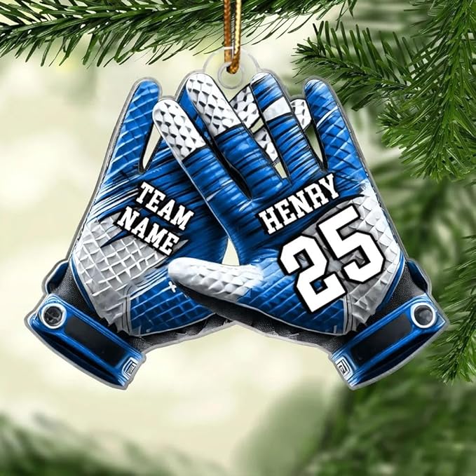 Personalized Football Uniform Ornament - American Football Ornament Gift LL27