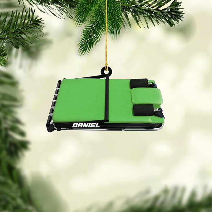 Personalized Pilates Christmas Ornament - Custom Pilates Gift for Women LL6