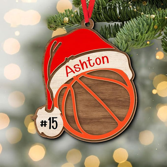 Personalized Basketball  Ornament N28