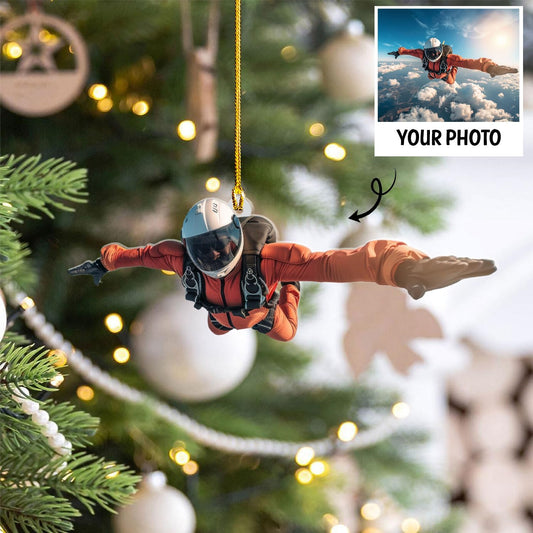 Custom Skydiving Christmas Ornament – Skydiver Xmas Decor O12