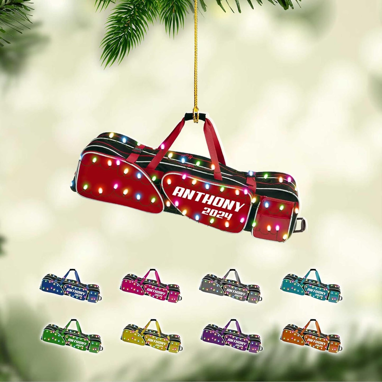 Personalized Fencing Christmas Ornament Christmas Tree Decor Gift for Fencer 2025 Fencing for Christmas Tree C12