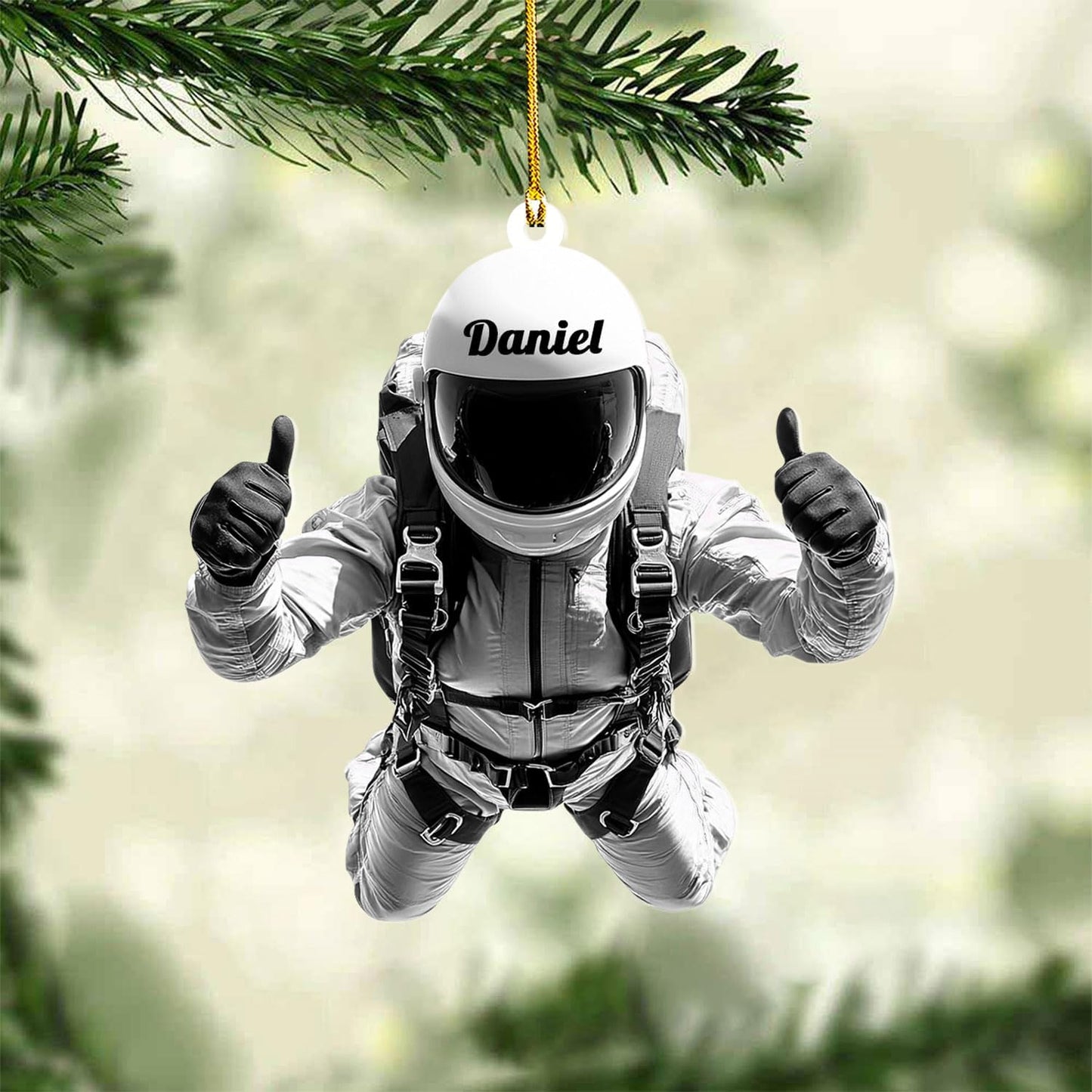 Custom Skydiving Christmas Ornament – Skydiver Xmas Decor O27