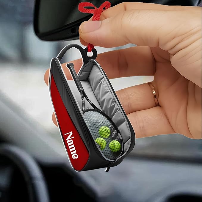 Personalized Tennis Christmas Ornament N11