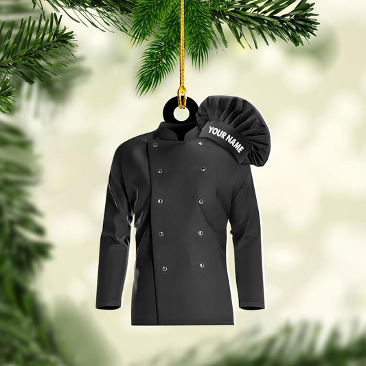 Customized Chef Ornament - Chef Christmas Gift N10