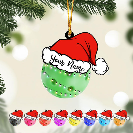 Custom Name Pickleball Christmas Ornament