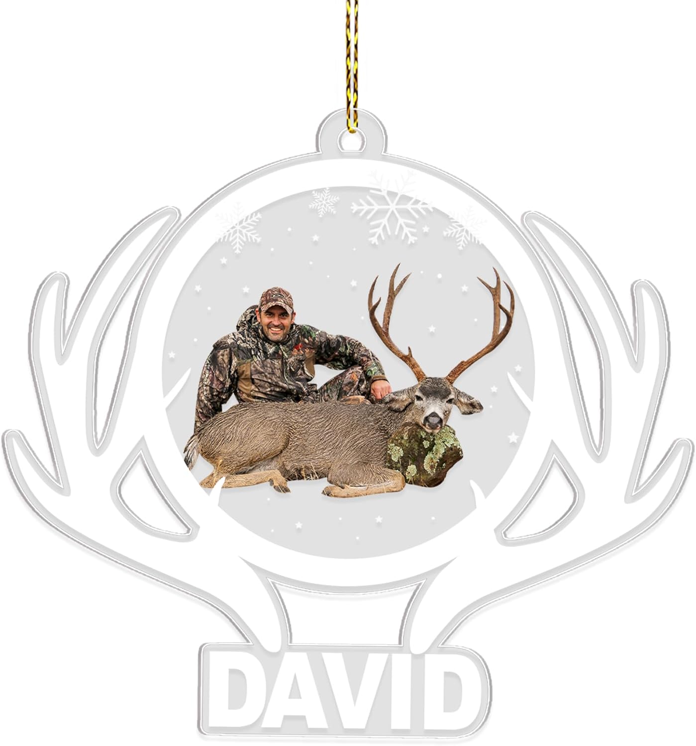 Personalized Hunting Vest 2D Flat Ornament - Duck Hunting Gifts for Men Women T38