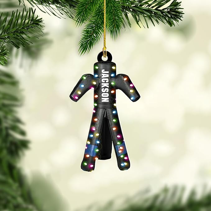Personalized Boxing Gloves Christmas Ornament - Boxing Ornament Gift LL9