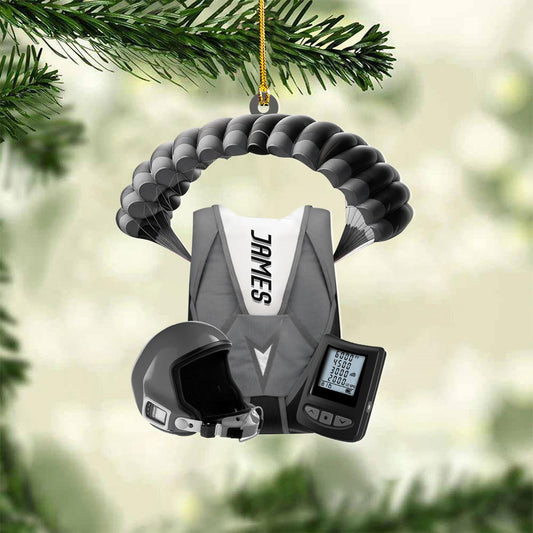 Custom Skydiving Christmas Ornament – Skydiver Xmas Decor O30