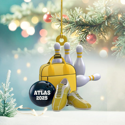Custom Bowling Tools Ornament - Bowling Ornament Bowling1