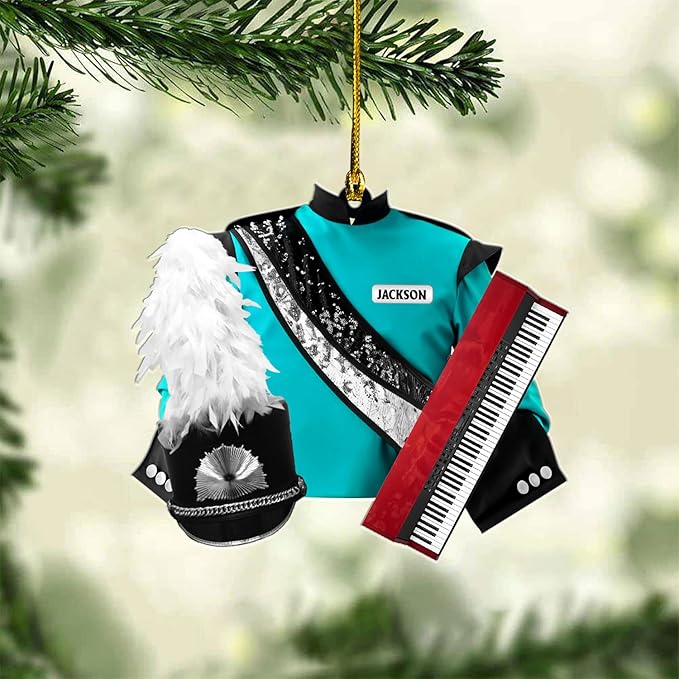 Customized Piano Ornament - Music Instrument Christmas Gift for Piano Lovers LL40