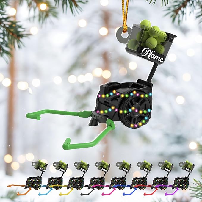 Personalized Tennis Christmas Ornament N12