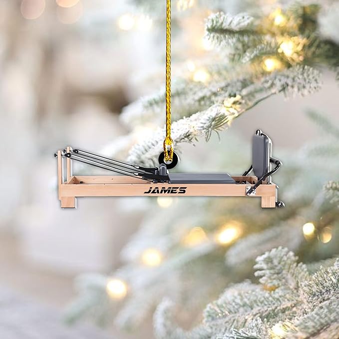 Personalized Pilates Acrylic Christmas Ornament - Instructors & Fitness Lovers LL50