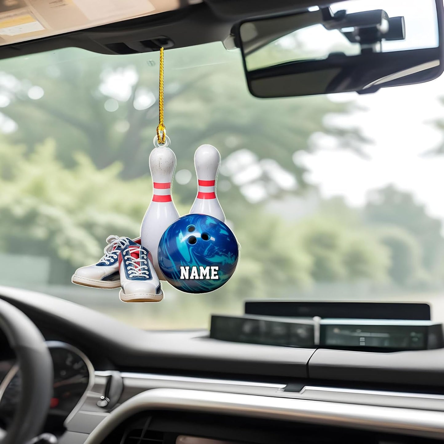 Custom Bowling Tools Ornament - Bowling Ornament Bowl 14