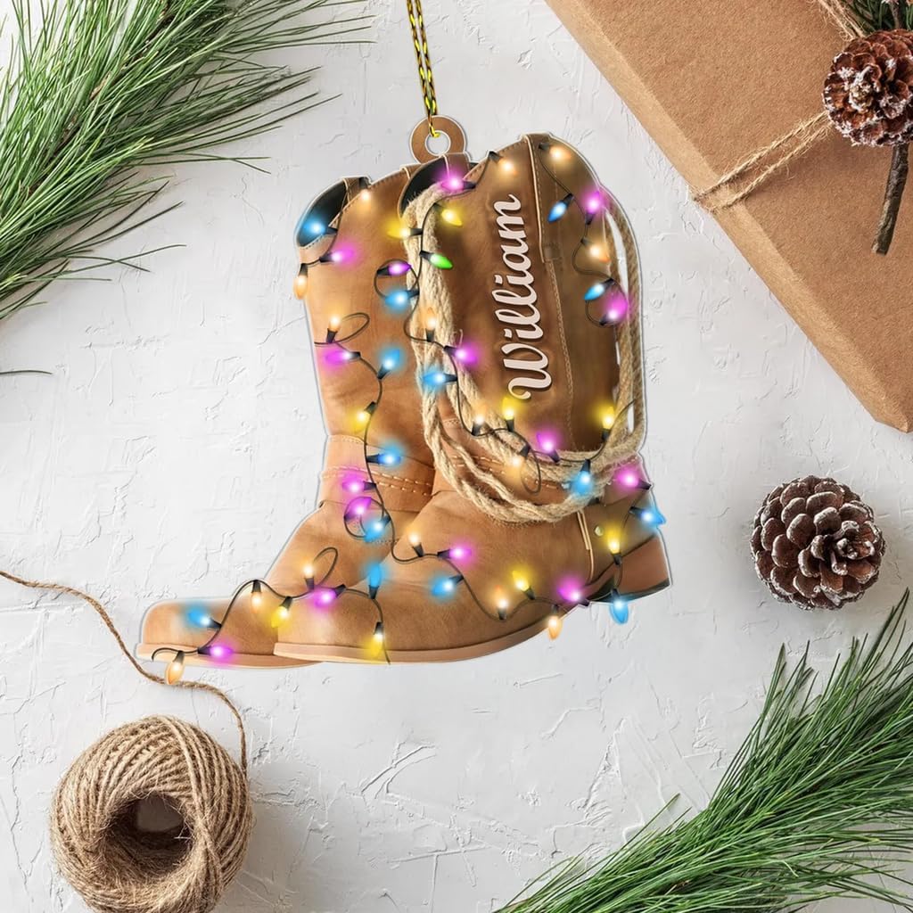 Custom Horse Riding Ornament | Personalized Equestrian Holiday Gift for Riders, Trainers & Horse Owners THH14