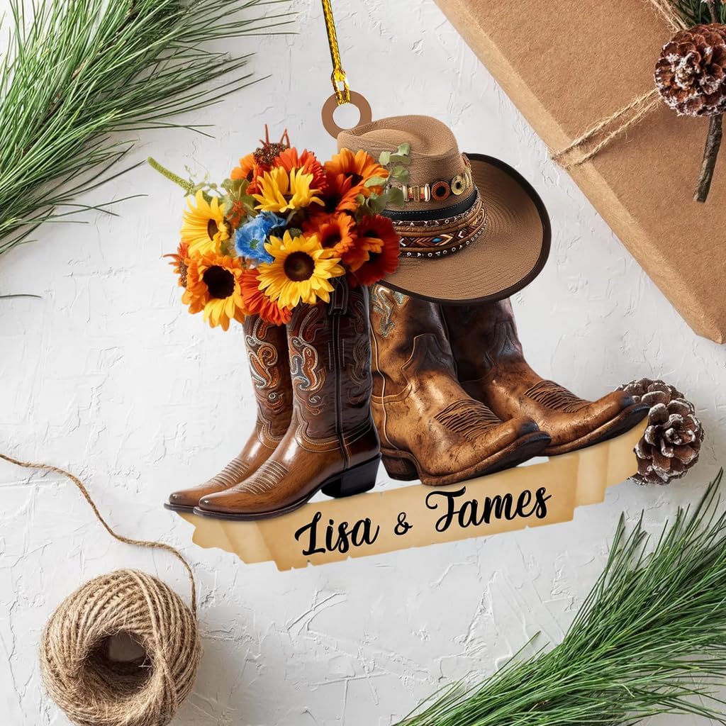 Custom Horse Riding Ornament | Personalized Equestrian Holiday Gift for Riders, Trainers & Horse Owners THH11