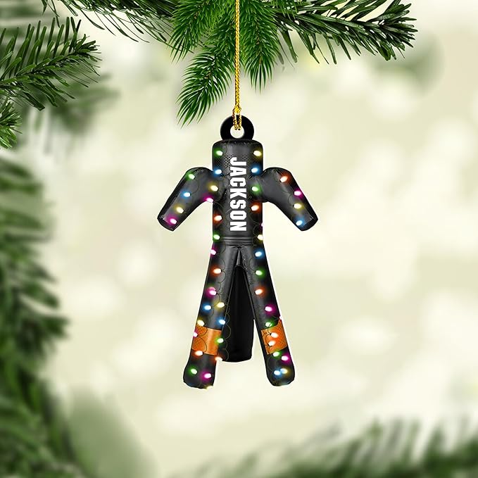 Personalized Boxing Gloves Christmas Ornament - Boxing Ornament Gift LL9