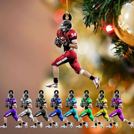 Personalized Sports Gift - Customize American Football Ornament LL5
