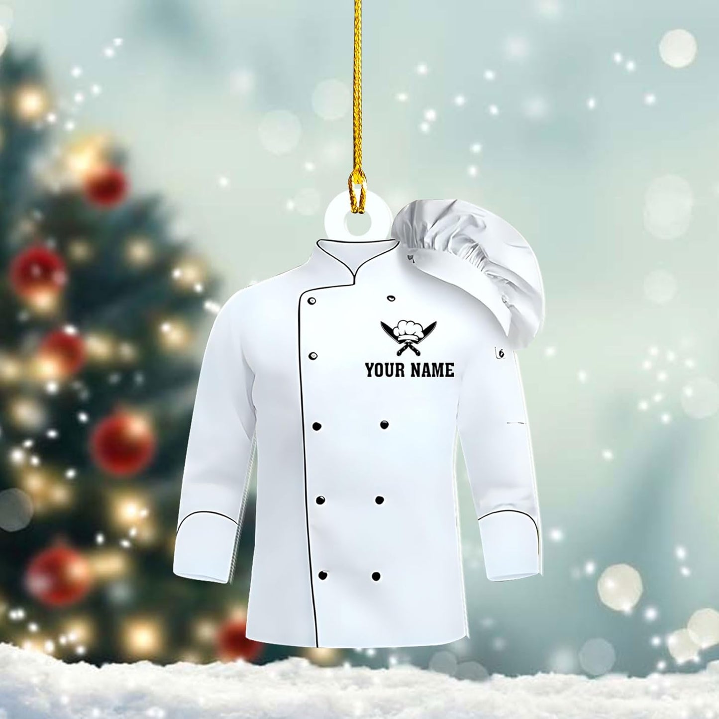 Customized Chef Ornament - Chef Christmas GiftN12